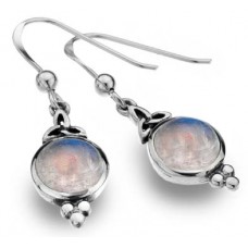 TRINITY KNOT  EARRINGS MOONSTONE